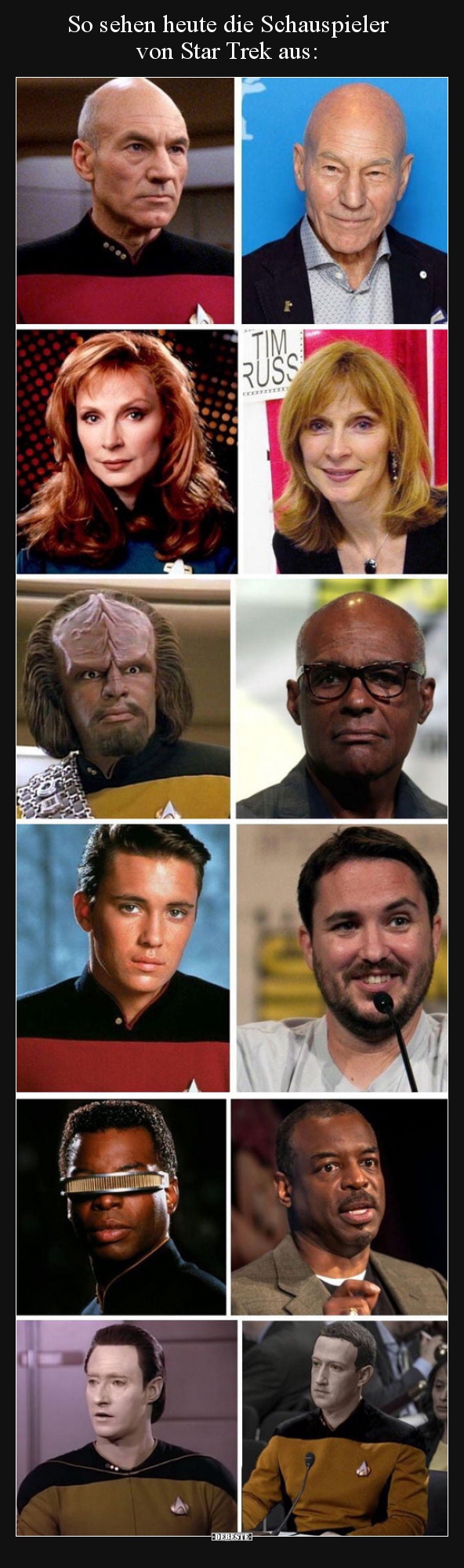 So sehen heute die Schauspieler von Star Trek aus.. - Lustige Bilder | DEBESTE.de