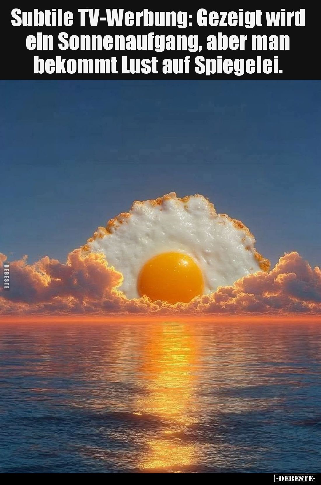 Subtile TV-Werbung: Gezeigt wird ein Sonnenaufgang... - Lustige Bilder | DEBESTE.de