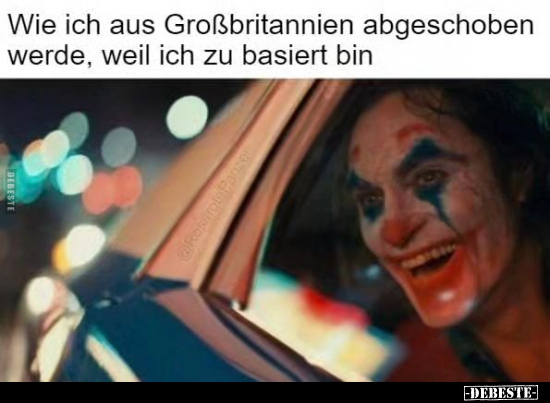 Wie ich aus Großbritannien abgeschoben werde, weil.. - Lustige Bilder | DEBESTE.de