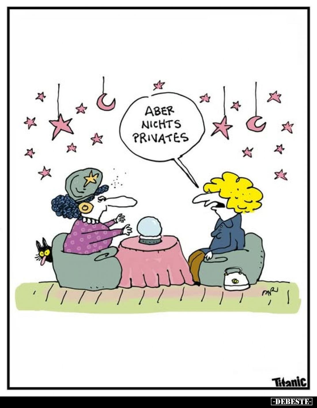 Aber nichts Privates