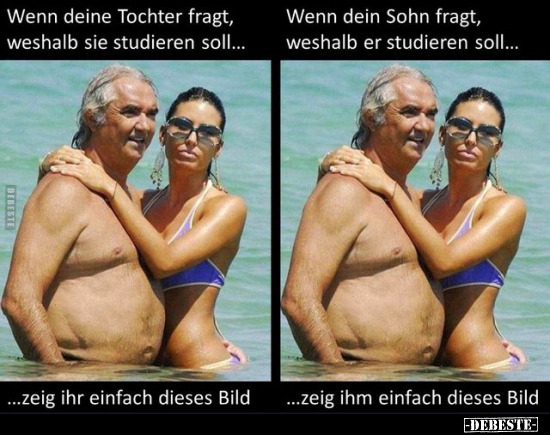 Wenn deine Tochter fragt, weshalb sie studieren soll...