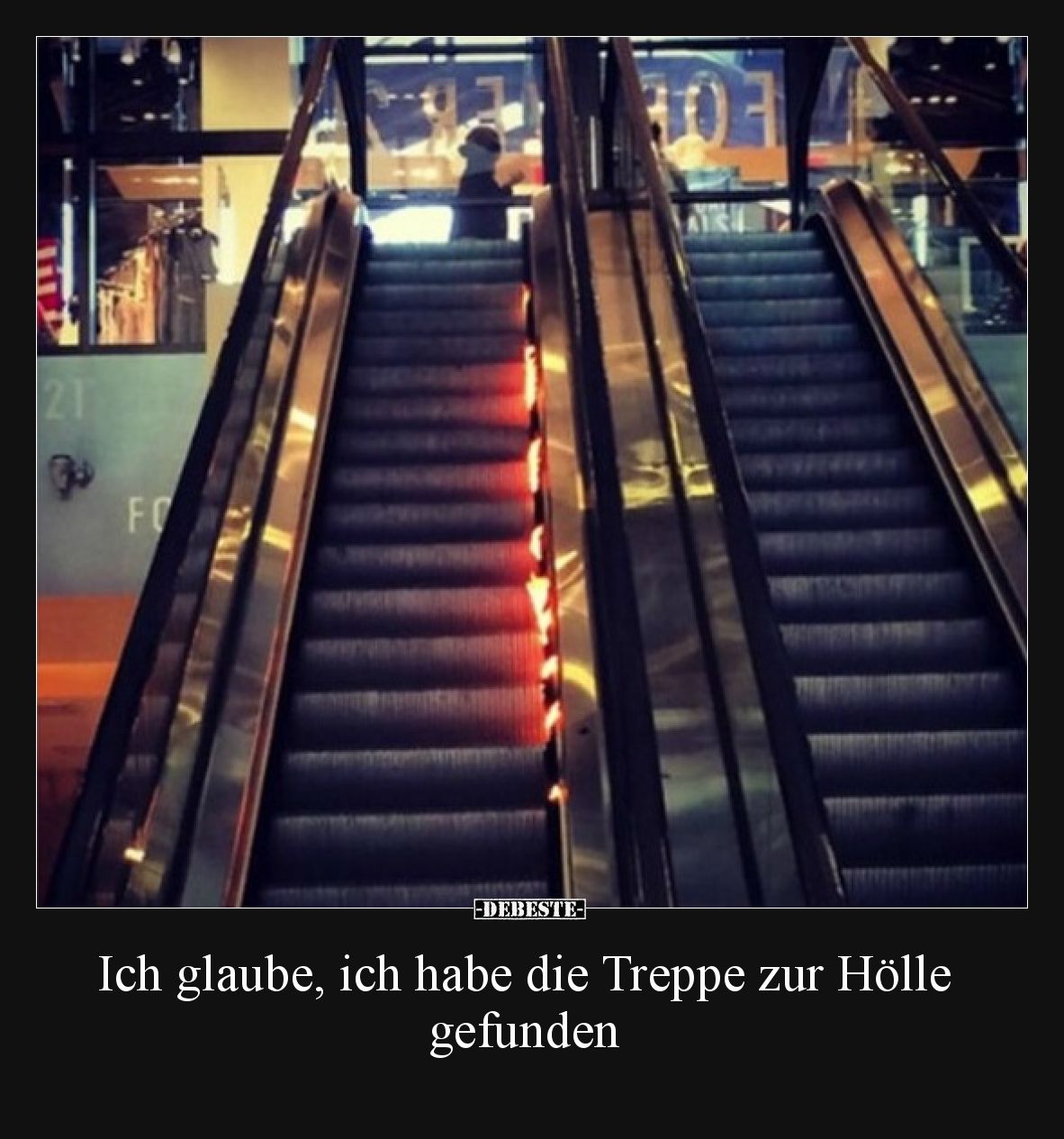 Ich glaube, ich habe die Treppe zur Hölle gefunden