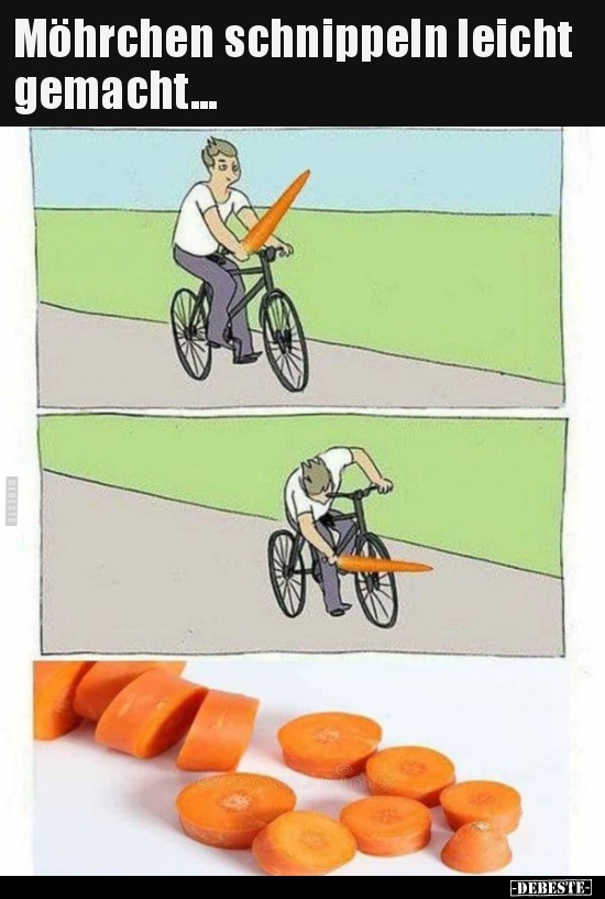 Möhrchen schnippeln leicht gemacht...