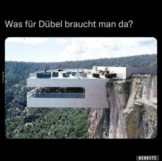 Was für Dübel braucht man da?..