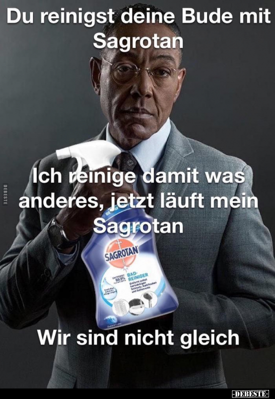 Du reinigst deine Bude mit Sagrotan.. - Lustige Bilder | DEBESTE.de