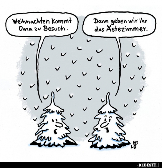 Weihnachten kommt Oma zu Besuch.. - Lustige Bilder | DEBESTE.de