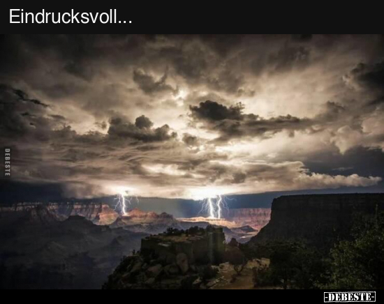 Eindrucksvoll...