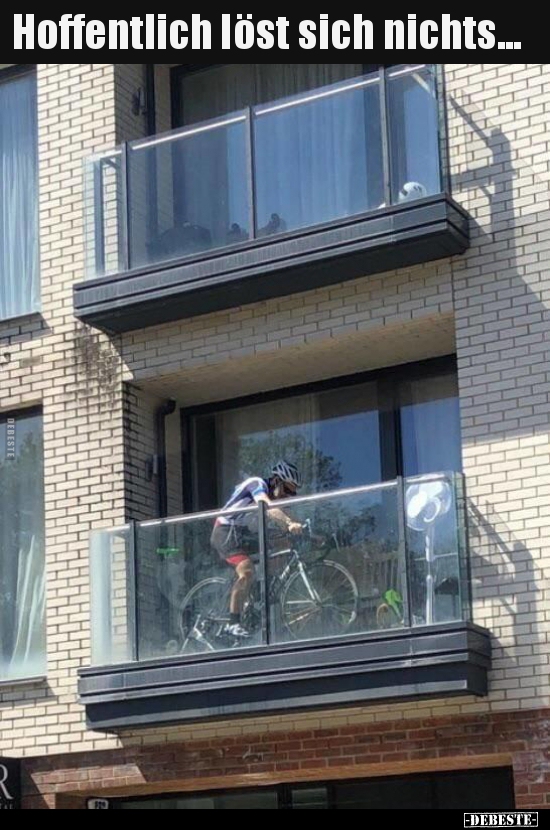 Hoffentlich löst sich nichts...