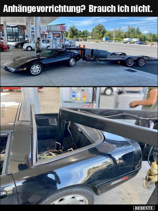 Anhängevorrichtung? Brauch ich nicht...