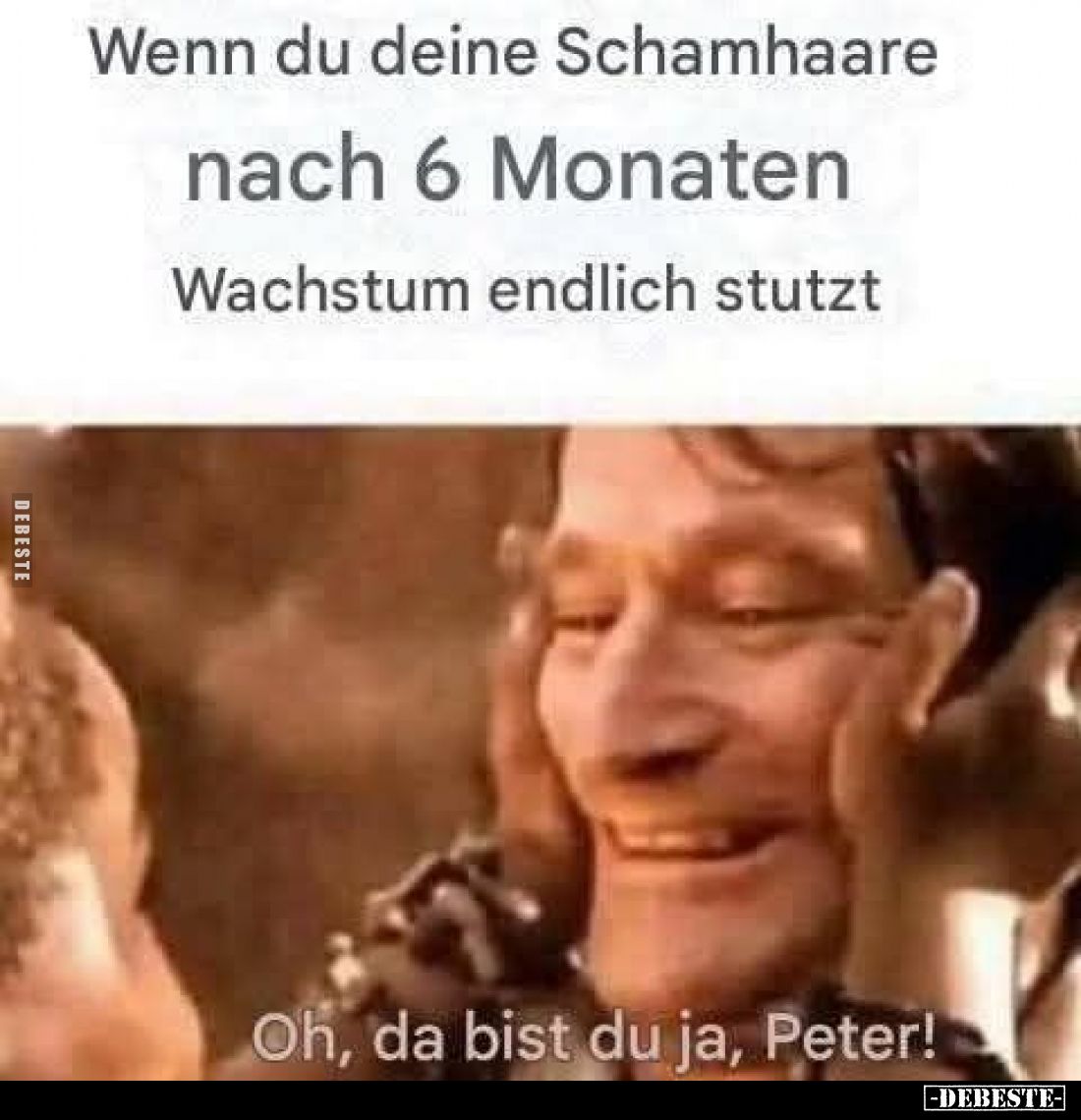 Wenn du deine Schamhaare
nach 6 Monaten
Wachstum endlich stutzt.