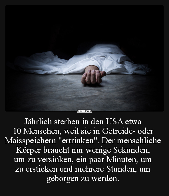 Jährlich sterben in den USA etwa 10 Menschen.. - Lustige Bilder | DEBESTE.de