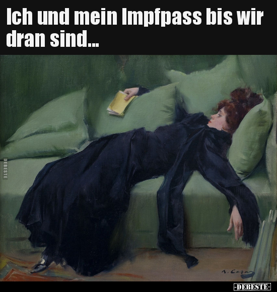 Ich und mein Impfpass bis wir dran sind... - Lustige Bilder | DEBESTE.de