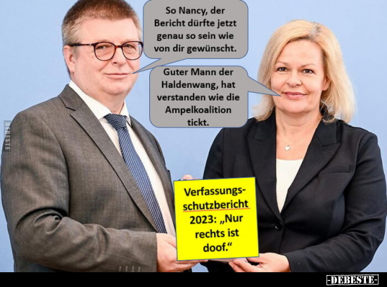 So Nancy, der Bericht dürfte jetzt genau so sein.. - Lustige Bilder | DEBESTE.de