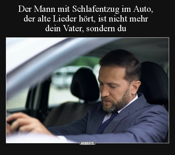 Der Mann mit Schlafentzug im Auto, der alte Lieder hört.. - Lustige Bilder | DEBESTE.de
