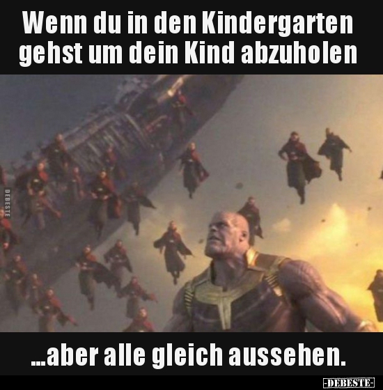 Wenn du in den Kindergarten gehst um dein Kind abzuholen.. - Lustige Bilder | DEBESTE.de