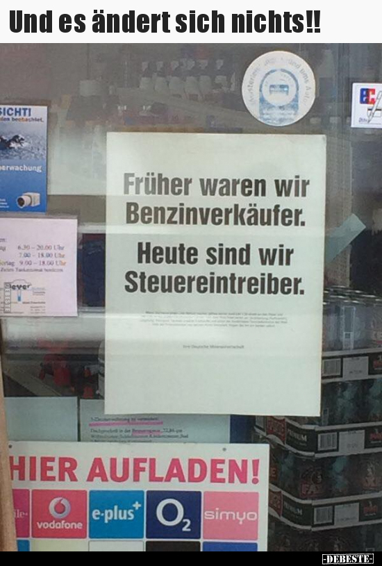 Und es ändert sich nichts!!..