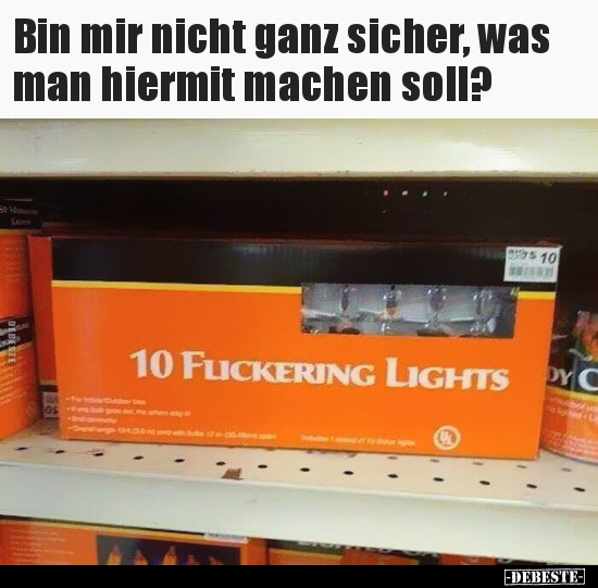 Bin mir nicht ganz sicher, was man hiermit machen soll?