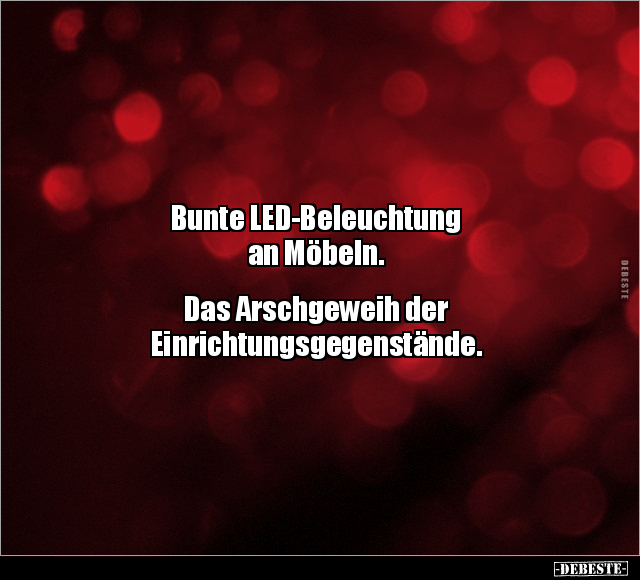 Bunte LED-Beleuchtung an Möbeln.. - Lustige Bilder | DEBESTE.de