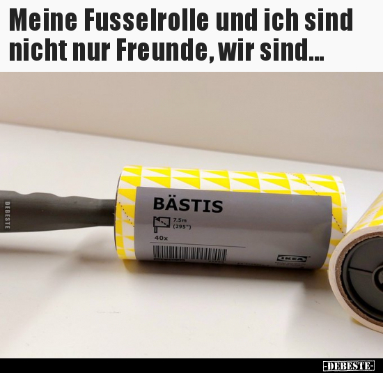 Meine Fusselrolle und ich sind nicht nur Freunde.. - Lustige Bilder | DEBESTE.de