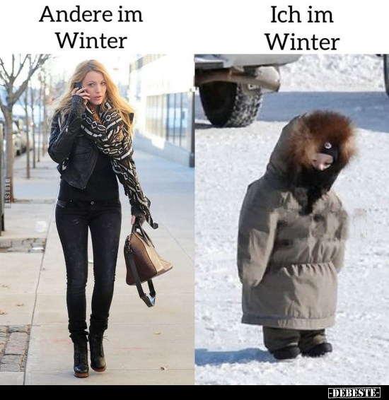Andere im Winter.. - Lustige Bilder | DEBESTE.de