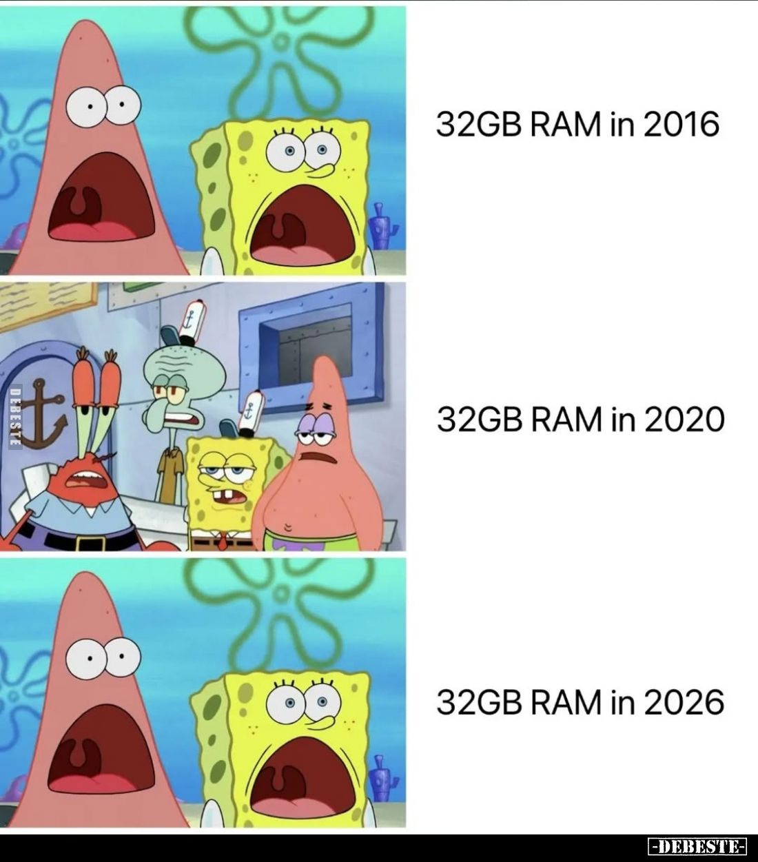 32GB RAM in 2016
-
32GB RAM in 2020
-
32GB RAM in 2026
