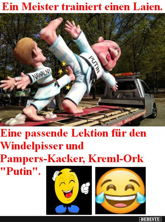 Putin erhält vom Meister eine Lektion. - Lustige Bilder | DEBESTE.de