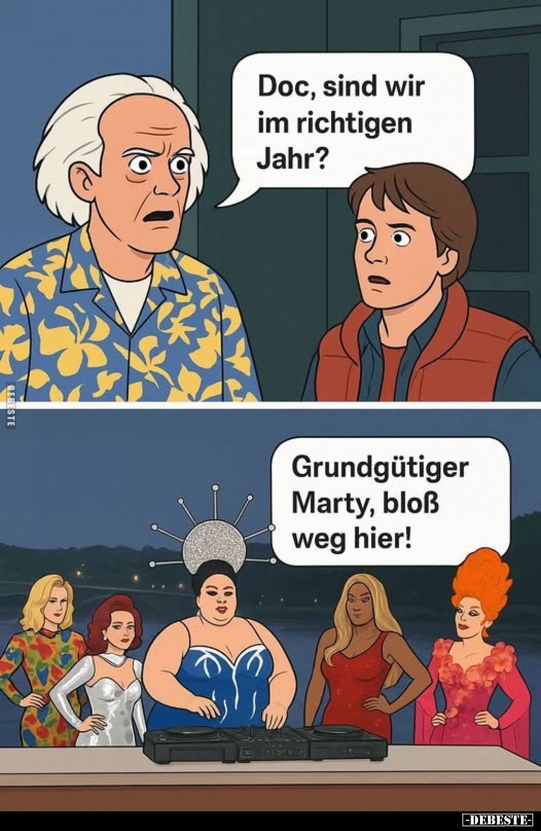 Doc, sind wir im richtigen Jahr?.. - Lustige Bilder | DEBESTE.de