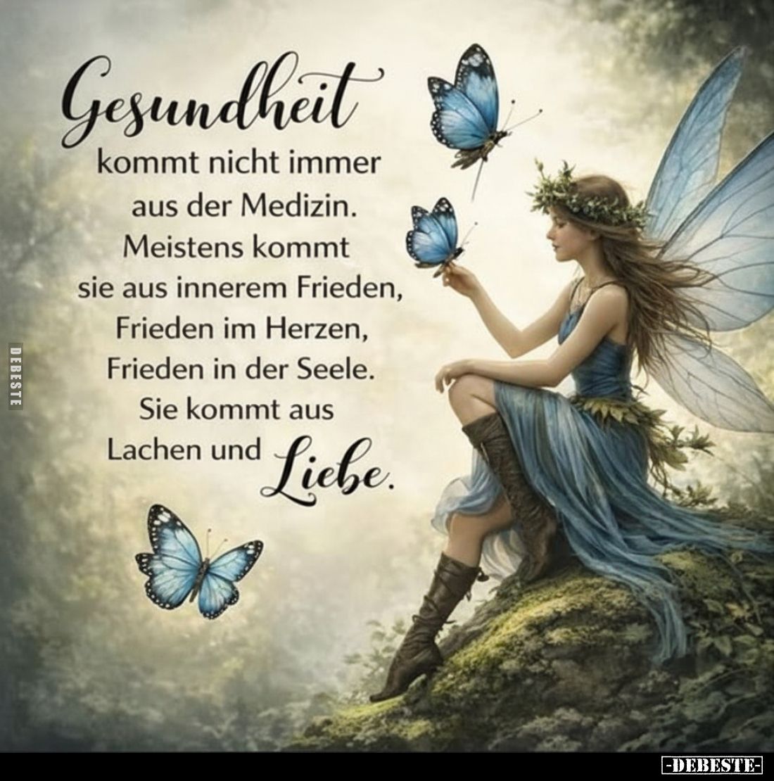 Gesundheit kommt nicht immer aus der Medizin..