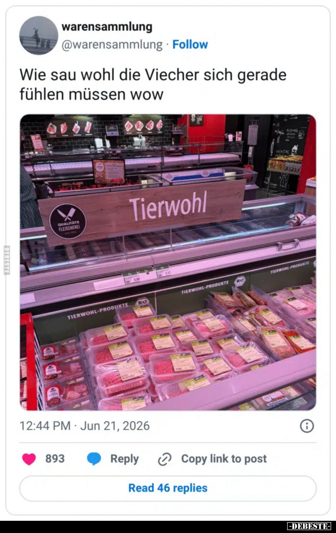 Wie sau wohl die Viecher sich gerade fühlen müssen wow
