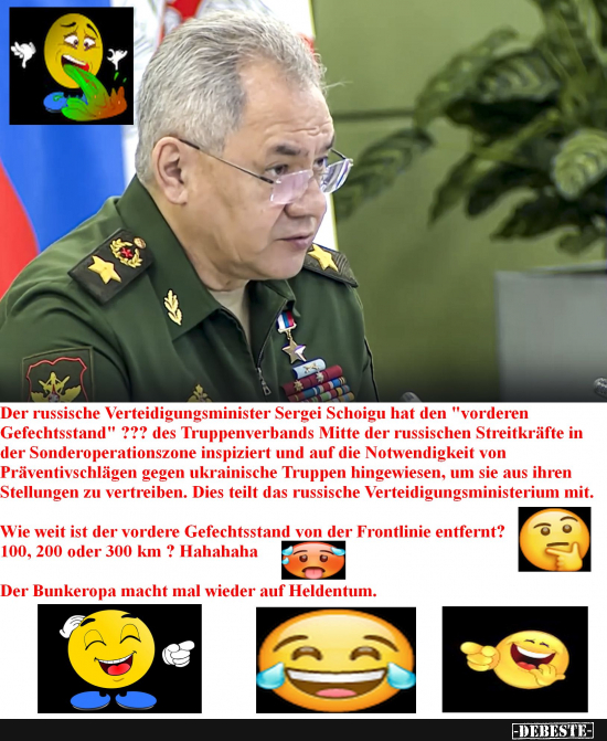 Putin und sein Bunkeropa-Kumpan, die Helden der russischen Föderation - Lustige Bilder | DEBESTE.de