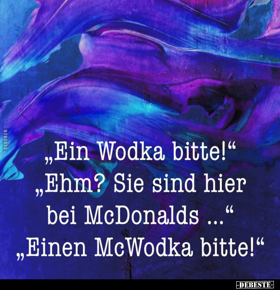 "Ein Wodka bitte!".. - Lustige Bilder | DEBESTE.de