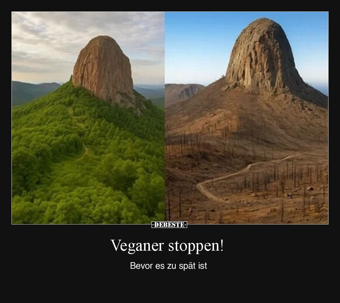 Veganer stoppen! Bevor es zu spät ist