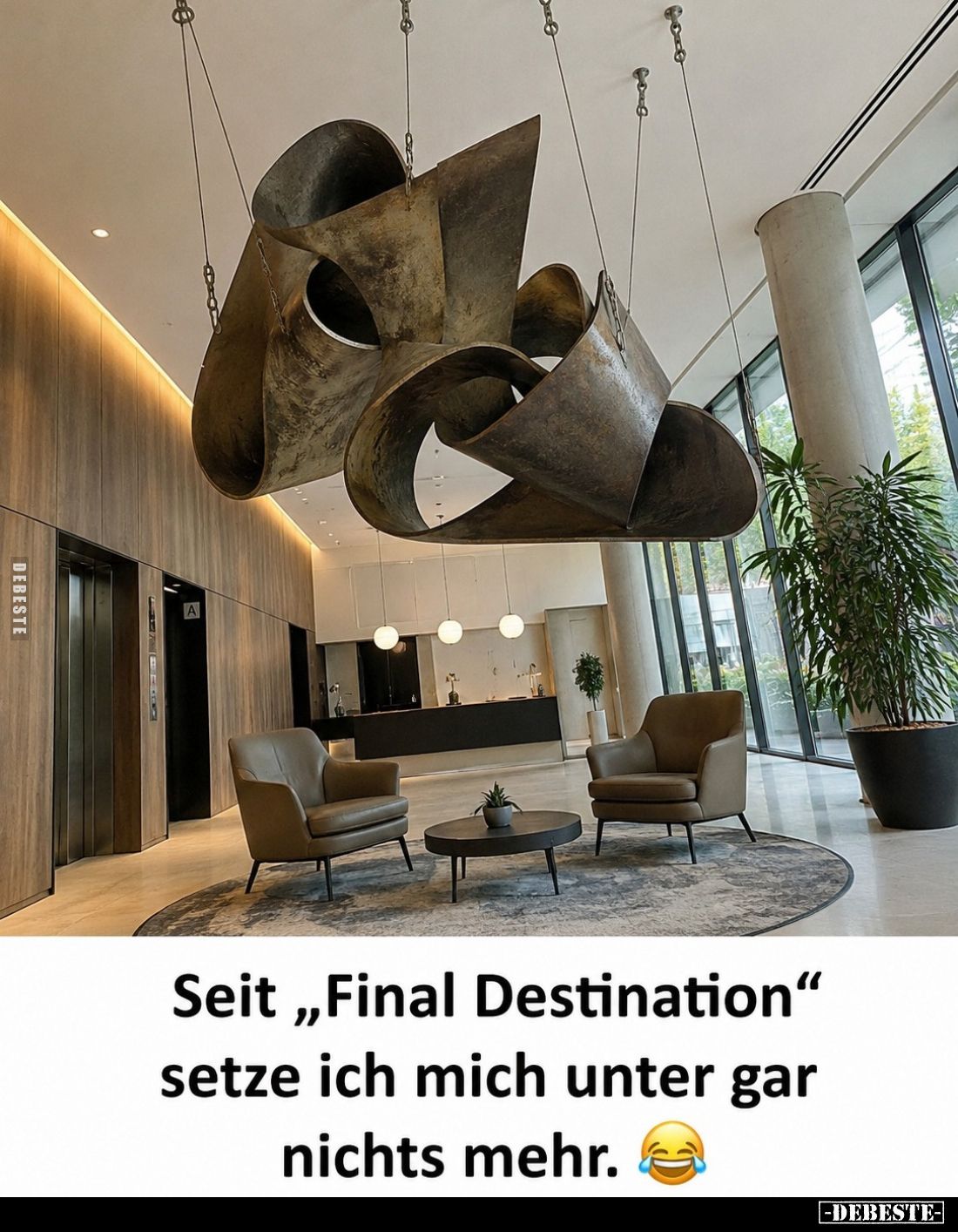 Seit „Final Destination" setze ich mich unter gar nichts mehr.