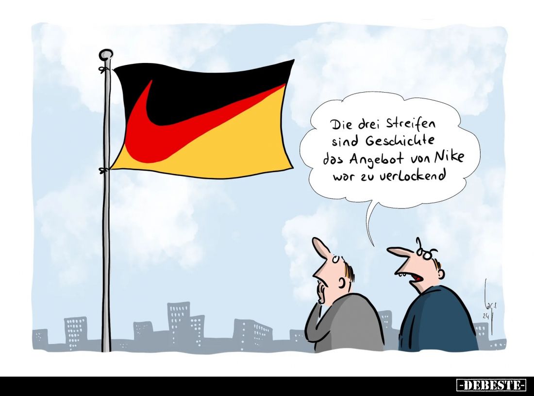 Die drei Streifen
sind Geschichte
das Angebot von Nike
war zu verlockend.