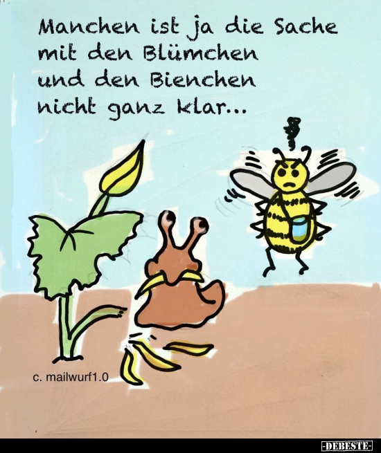 Manchen ist ja die Sache mit den Blümchen.. - Lustige Bilder | DEBESTE.de