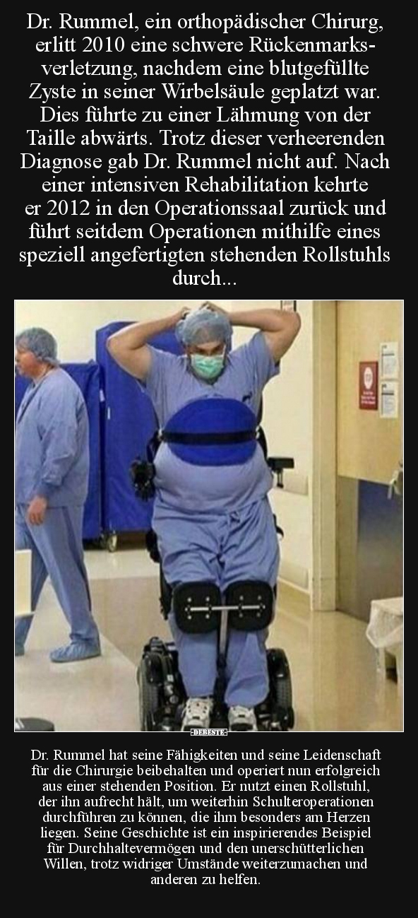 Dr. Rummel, ein orthopädischer Chirurg.. - Lustige Bilder | DEBESTE.de