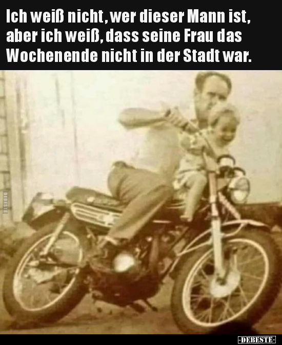 Ich weiß nicht, wer dieser Mann ist.. - Lustige Bilder | DEBESTE.de