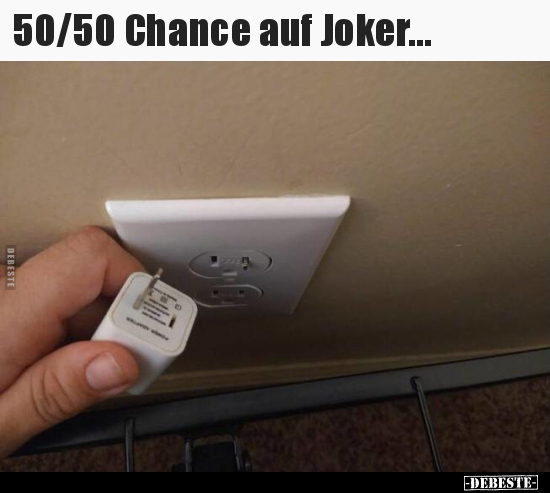 50/50 Chance auf Joker... - Lustige Bilder | DEBESTE.de