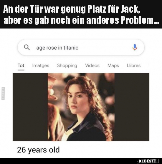 An der Tür war genug Platz für Jack, aber es gab noch ein.. - Lustige Bilder | DEBESTE.de