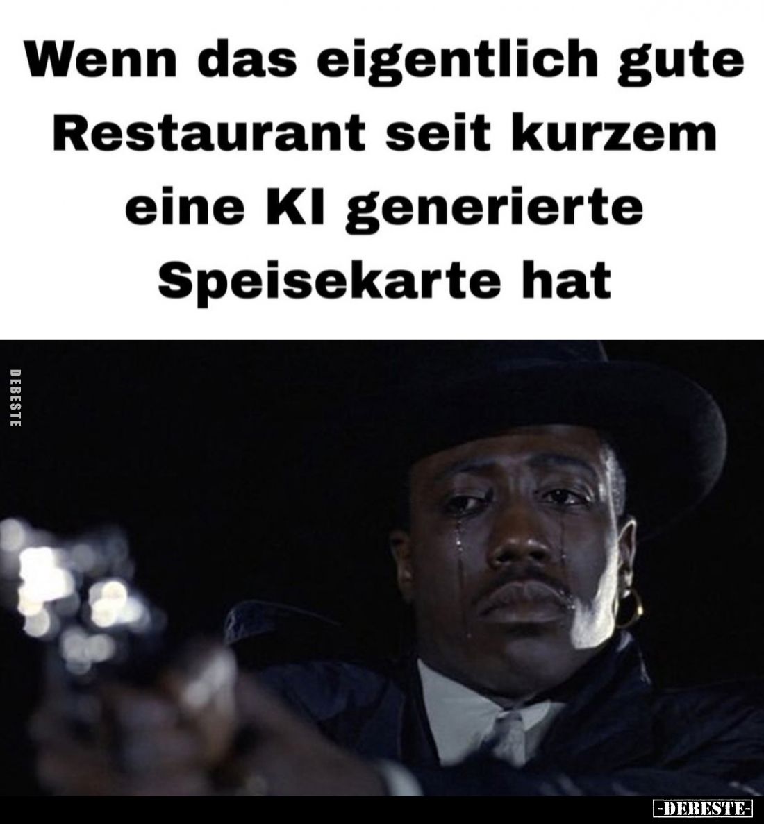 Wenn das eigentlich gute
Restaurant seit kurzem eine Kl generierte Speisekarte hat.
