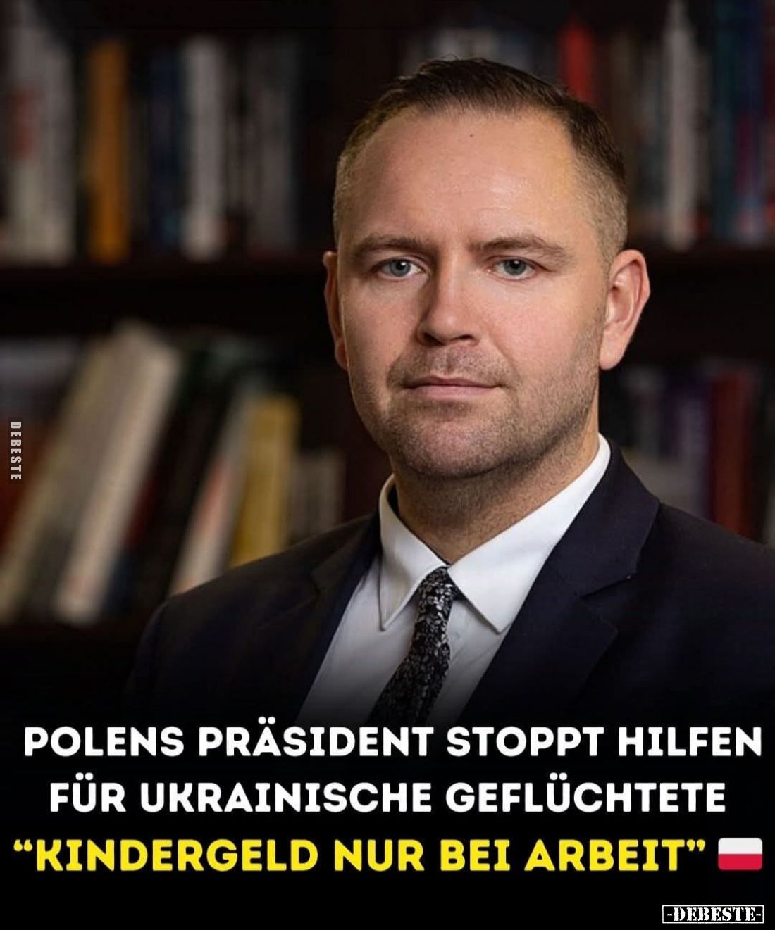 Polens Präsident stoppt Hilfen für ukrainische Geflüchtete
"Kindergeld nur bei Arbeit."