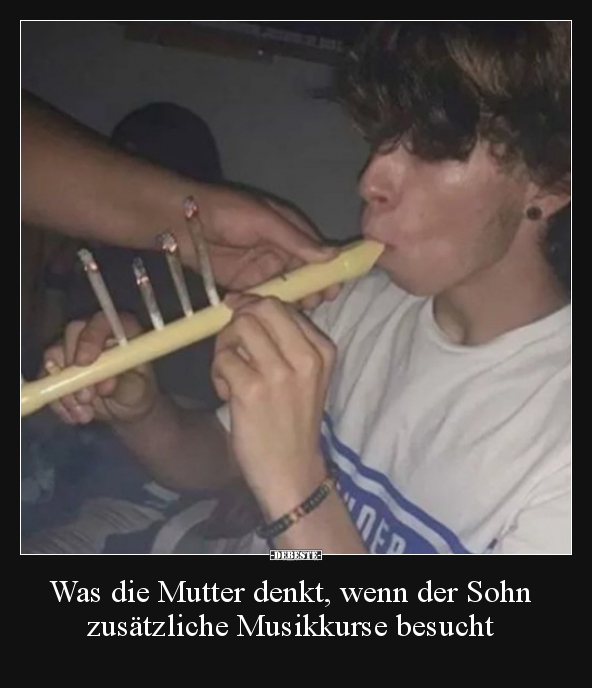 Was die Mutter denkt, wenn der Sohn zusätzliche Musikkurse.. - Lustige Bilder | DEBESTE.de