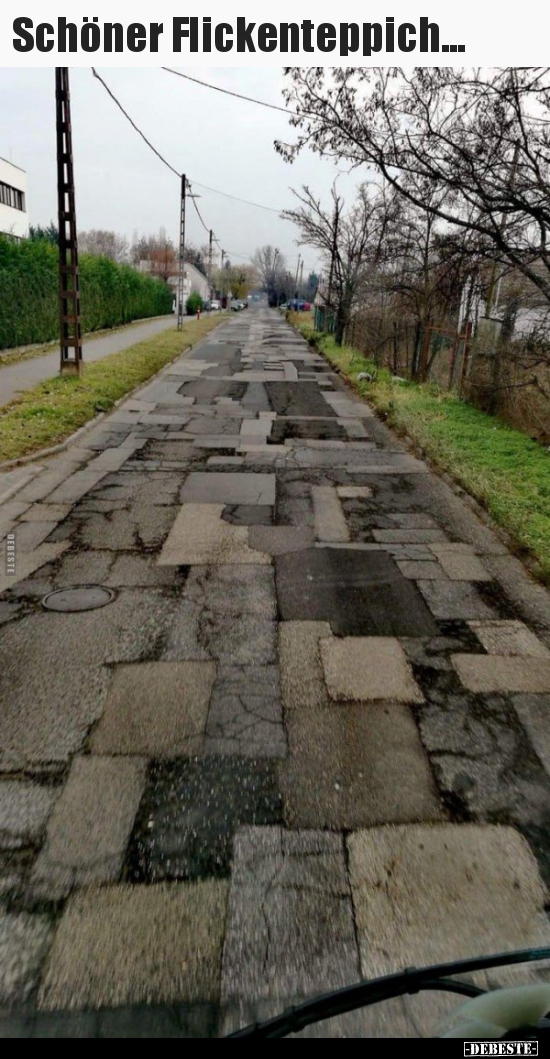 Schöner Flickenteppich...