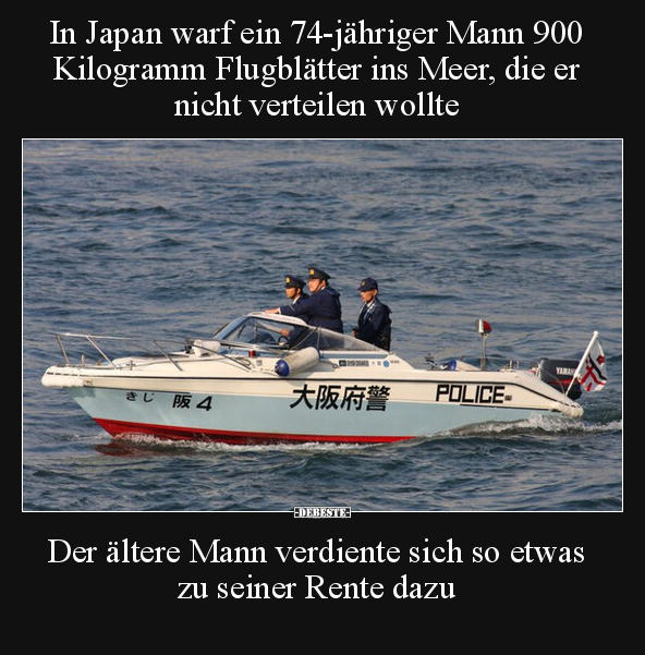 In Japan warf ein 74-jähriger Mann 900 Kilogramm.. - Lustige Bilder | DEBESTE.de