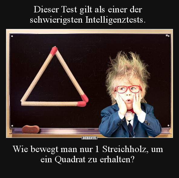 Dieser Test gilt als einer der schwierigsten.. - Lustige Bilder | DEBESTE.de