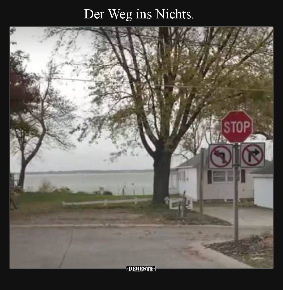 Der Weg ins Nichts... - Lustige Bilder | DEBESTE.de