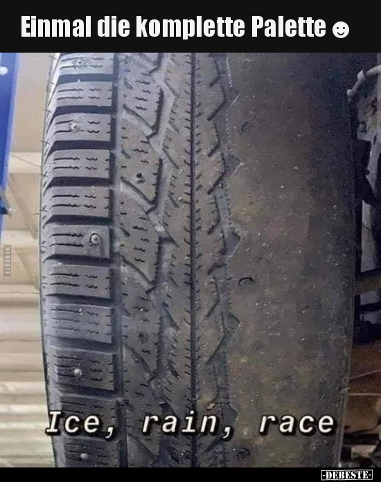 Einmal die komplette Palette☻