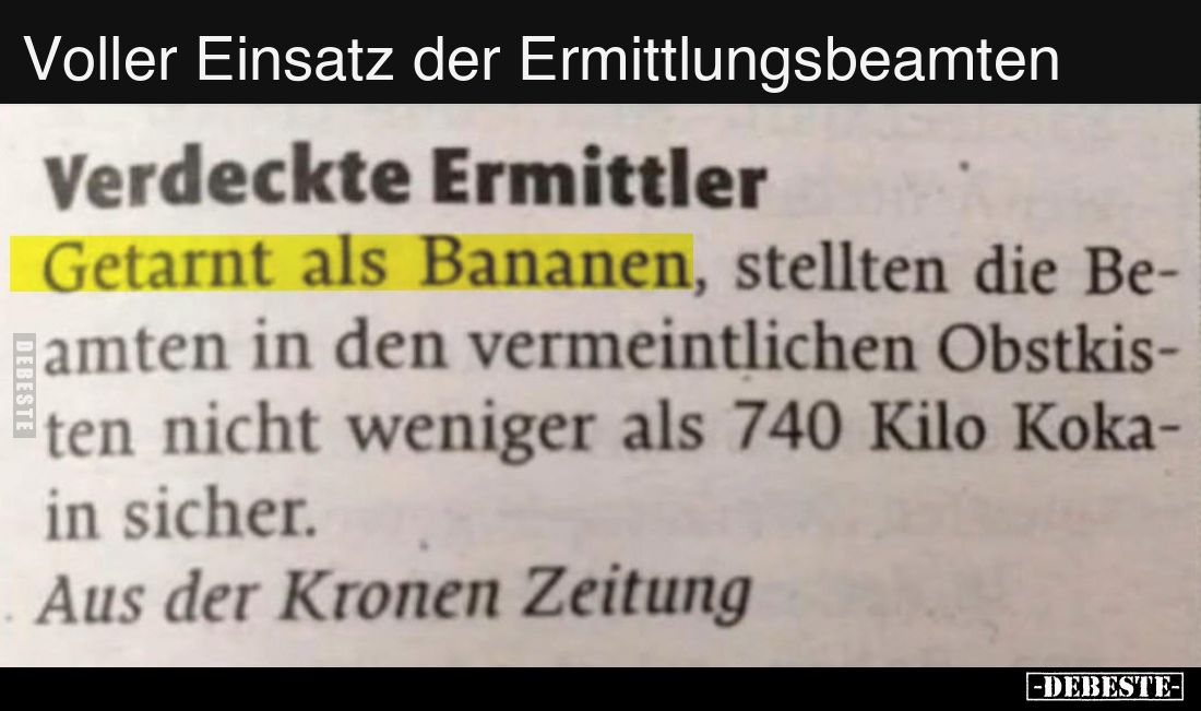 Voller Einsatz der Ermittlungsbeamten.. - Lustige Bilder | DEBESTE.de