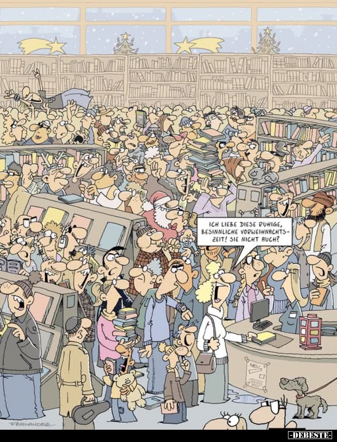 Ich liebe diese ruhige, besinnliche Vorweihnachtszeit! Sie nicht auch?