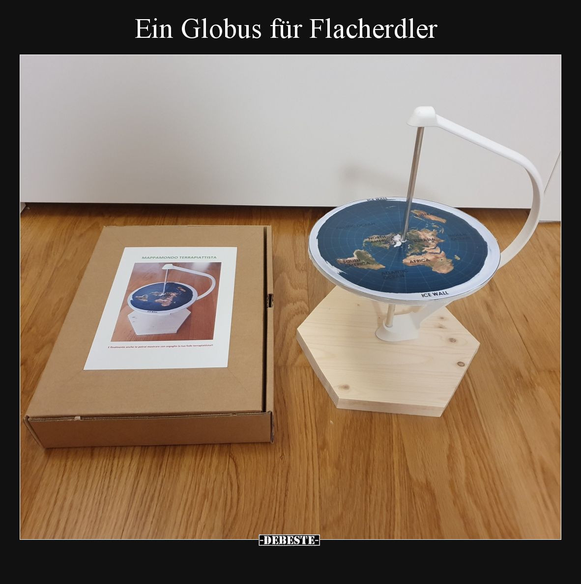Ein Globus für Flacherdler